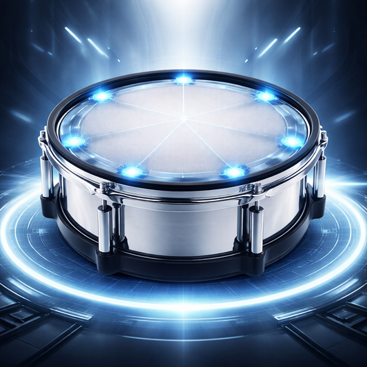 Best Snare Upgrades for Electronic Drum Kits with LED lights and sleek design.