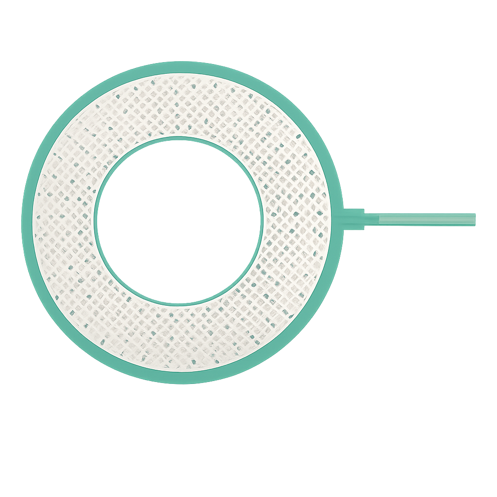 Drum triggers for acoustic hybrid setups featuring a circular design for precise sound capture.