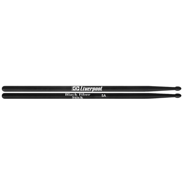 Liverpool DZ5564 durable black fiber drumsticks for enhanced performance and durability in drumming.